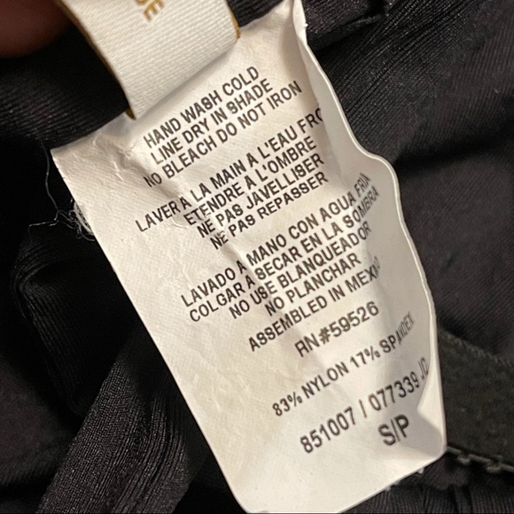 BECCA Black Skylar Plunge One Piece Swimsuit - Picture 12 of 12